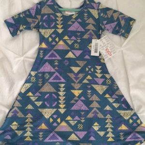 LuLaRoe Adeline Kids 6 Dress